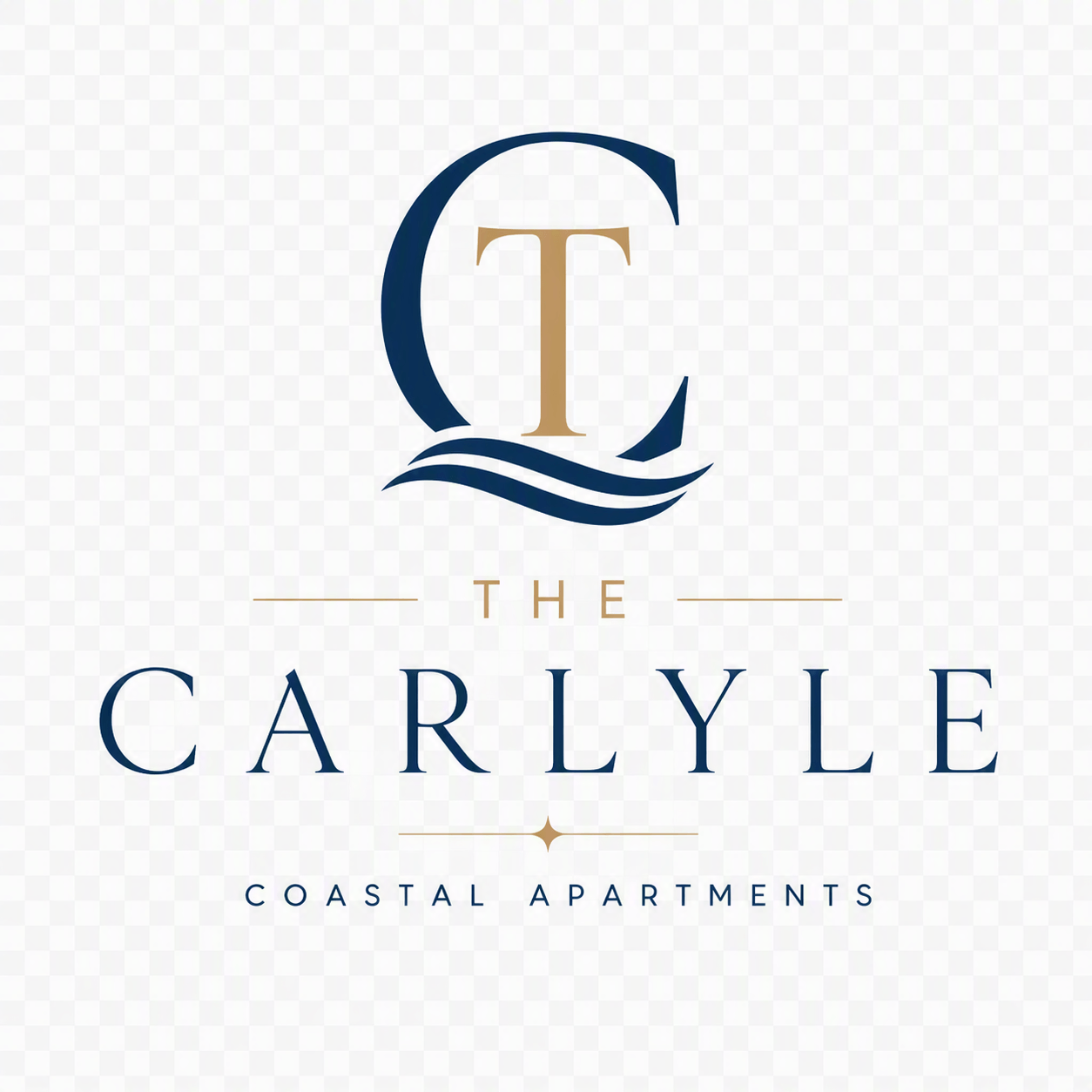 The logo for The Carlyle Coastal Apartments.